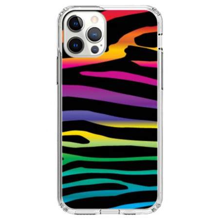 Coque souple iPhone 12 Zebre Color