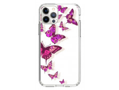 Coque souple iPhone 12 Papillons