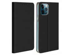 Etui cuir noir portefeuille iPhone 12