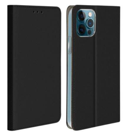 Etui cuir noir portefeuille iPhone 12