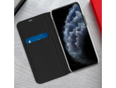 Etui cuir noir portefeuille iPhone 11 Pro