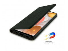 Etui portefeuille noir pour SAMSUNG GALAXY S21