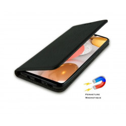 Etui portefeuille noir pour SAMSUNG GALAXY S21