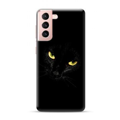 Coque Souple BLACK CAT en gel  pour SAMSUNG GALAXY S21