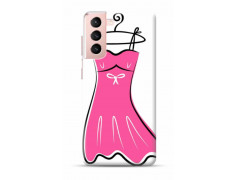 Coque Souple Petite Robe Rose en gel pour SAMSUNG GALAXY S21