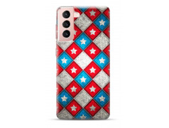 Coque Souple Bleu Blanc Rouge en gel pour SAMSUNG GALAXY S21