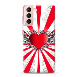 Coque Souple Love 2 en gel pour SAMSUNG GALAXY S21