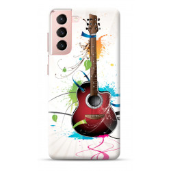 Coque Souple Guitare en gel pour SAMSUNG GALAXY S21