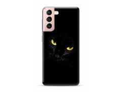 Coque Souple BLACK CAT en gel  pour SAMSUNG GALAXY S21+