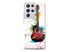 Coque Souple Guitare en gel pour SAMSUNG GALAXY S21 Ultra