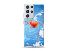 Coque Souple Love en gel pour SAMSUNG GALAXY S21 Ultra