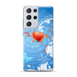 Coque Souple Love en gel pour SAMSUNG GALAXY S21 Ultra