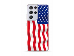 Coque Souple USA en gel pour SAMSUNG GALAXY S21 Ultra