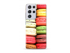 Coque Souple Macarons en gel pour SAMSUNG GALAXY S21 Ultra