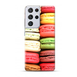 Coque Souple Macarons en gel pour SAMSUNG GALAXY S21 Ultra