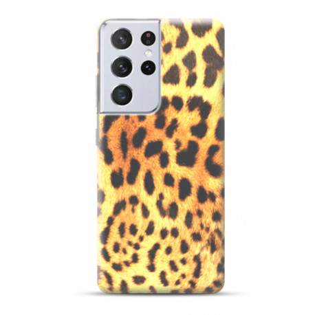 Coque Souple leopard en gel pour SAMSUNG GALAXY S21 Ultra