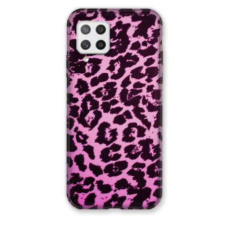 Coque souple SAMSUNG A42 Leopard mauve