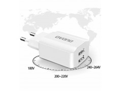 Chargeur Dudao double USB à charge rapide 5V/2.4A