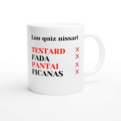 Mug de Nice Lou Quiz nissart