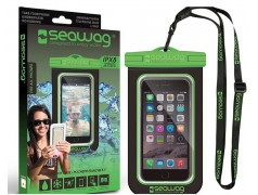 Pochette étanche SEAWAG noire et verte pour smartphones