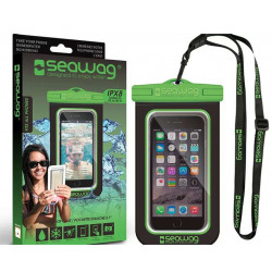 Pochette étanche SEAWAG noire et verte pour smartphones