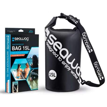 Sac étanche SEAWAG waterproof 15 Litres Noir et Blanc