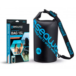 Sac étanche SEAWAG waterproof 15 Litres Noir et Bleu