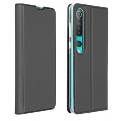 Etui portefeuille noir pour Xiaomi Mi 10