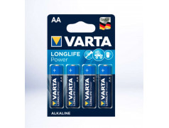 4 PILES Longlife 1,5 V LR06/AA VARTA