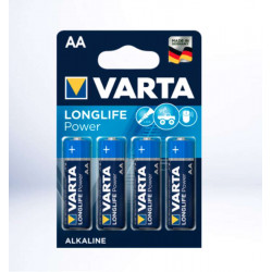 4 PILES Longlife 1,5 V LR06/AA VARTA