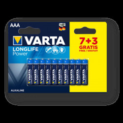 10 PILES Longlife 1,5 V LR03/AAA VARTA