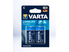 2 PILES Longlife 1,5 V LR14/C VARTA