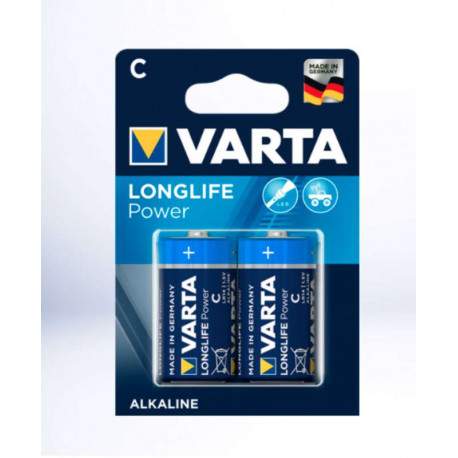 2 PILES Longlife 1,5 V LR14/C VARTA