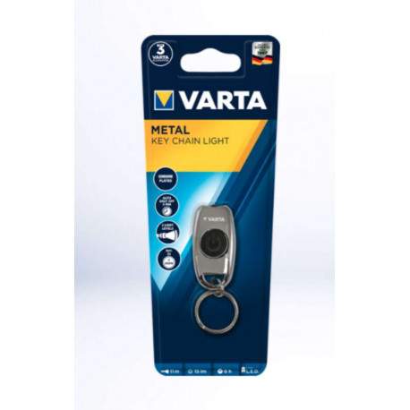 porte clefs VARTA torche en metal