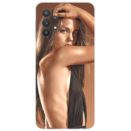 Coque souple Girl en gel Samsung A32 5G