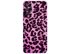 Coque souple Leopard Mauve en gel Samsung Galaxy A52 5G