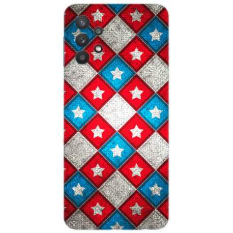 Coque souple Bleu Blanc Rouge en gel Samsung Galaxy A52 5G