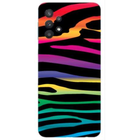 Coque souple Zebre Color en gel Samsung Galaxy A52 5G