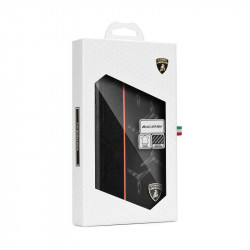 Coque LAMBORGHINI carbone noire pour Iphone XR