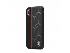 Coque LAMBORGHINI carbone noire pour Iphone XR