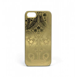 Coque rigide dorée Christian Lacroix pour iphone 5/5S/SE