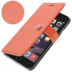 Etui rabattable original orange FACONNABLE iPhone 8