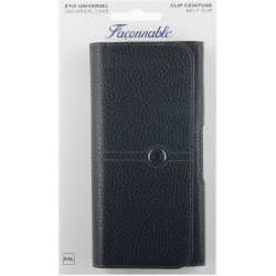 Etui ceinture original noir FACONNABLE pour Samsung Galaxy S7Edge