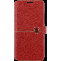 Etui cuir original rouge FACONNABLE pour SAMSUNG S8