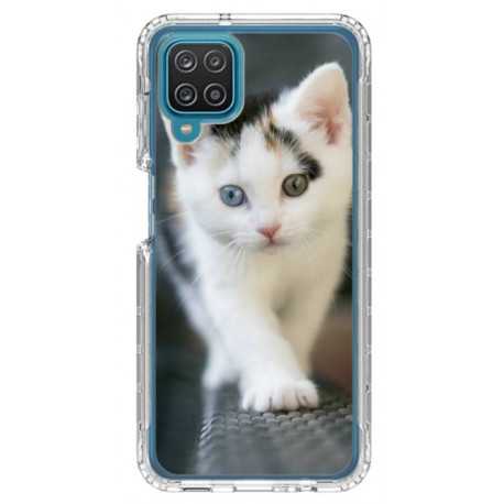 Coque souple SAMSUNG A12 chat