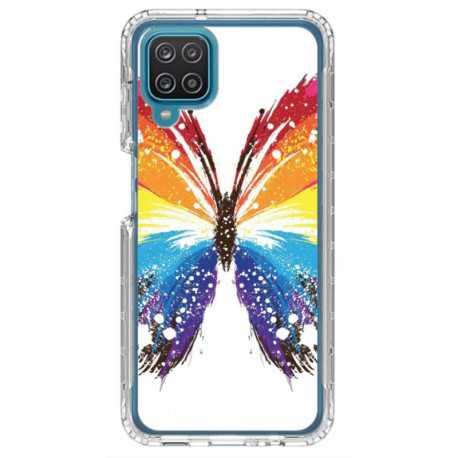 Coque souple SAMSUNG A12 Papillon