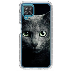 Coque souple SAMSUNG A12 Black Cat