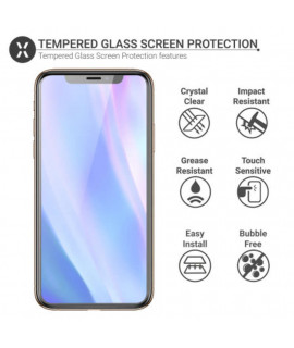 Protection verre trempé iphone 13