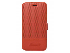 Etui rabattable original orange FACONNABLE pour iPhone 6 et 6S