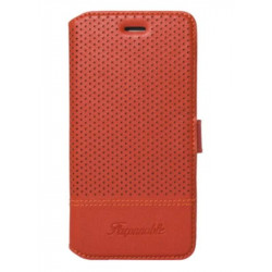 Etui rabattable original orange FACONNABLE pour iPhone 6 et 6S